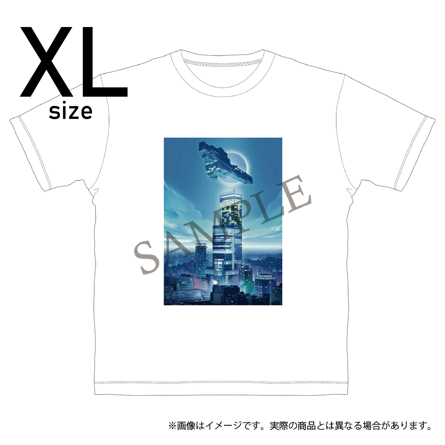 銀河英雄伝説 Die Neue These　Tシャツ　銀河大阪阿倍野：月蝕の夜　ＸＬサイズ