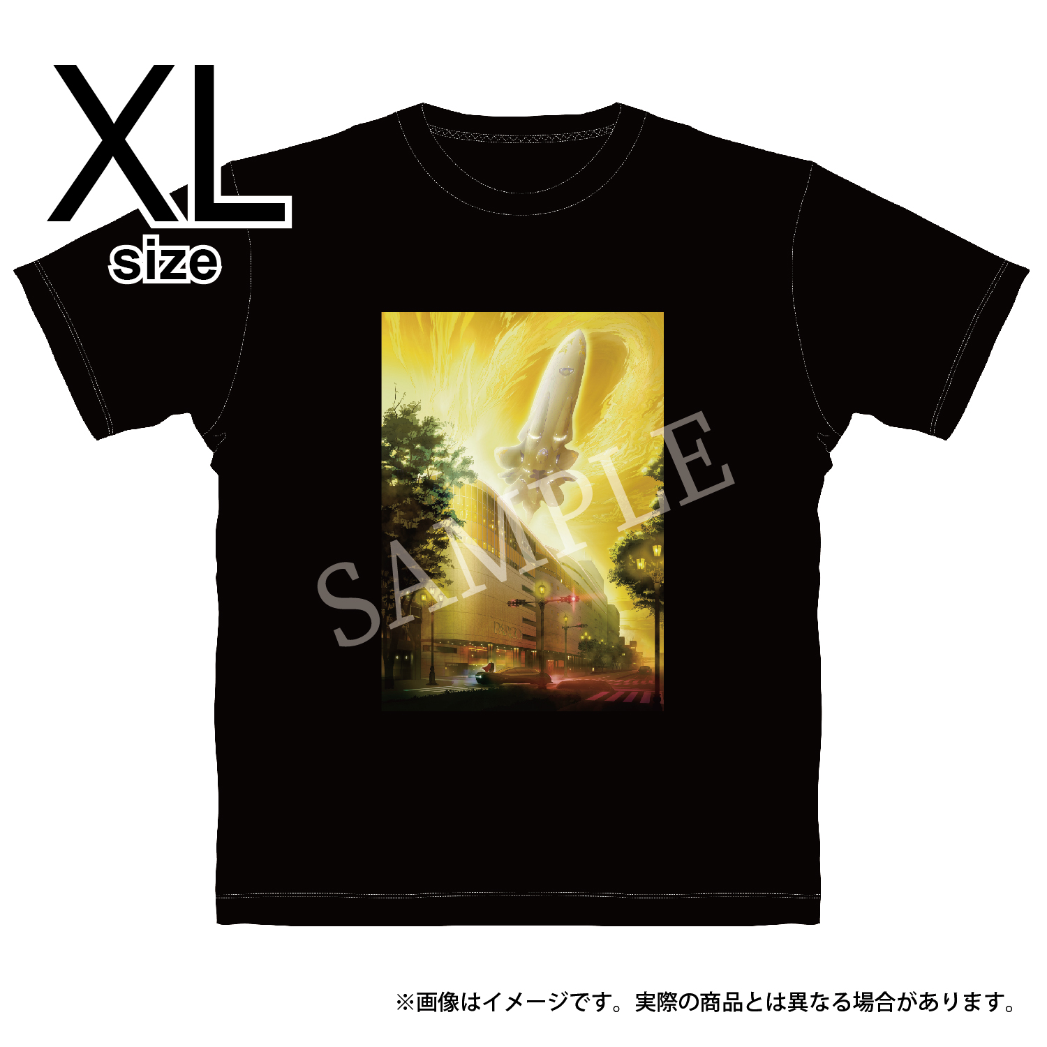 銀河英雄伝説 Die Neue These　Tシャツ　銀河名古屋：黄金の朝日　XLサイズ