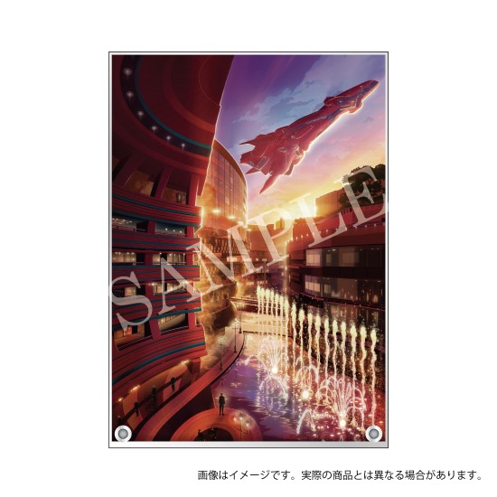 銀河英雄伝説 Die Neue These　アクリルアートスタンド　「銀河の歴史展」銀河博多：ルビー色の夕景